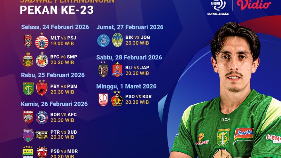 Jadwal BRI Super League Pekan Ini: Duel Panas Persebaya vs PSM dan Persib vs Madura United!