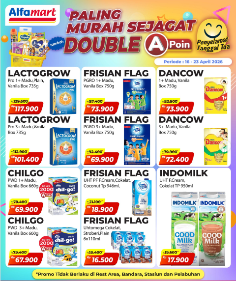 Promo Alfamart Terbaru April 2026: Mie Sedaap Rp4.500 dan Diskon Susu Anak!