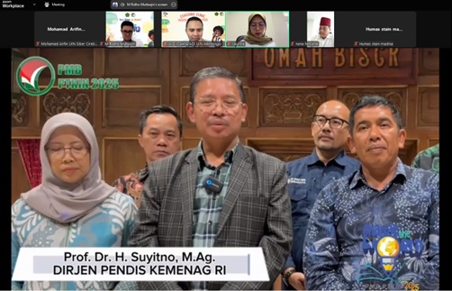 Jelang Pembukaan Jalur UM-PTKIN 2025, Humas PTKIN Seluruh Indonesia Gelar Koordinasi Daring Strategi Publikasi
