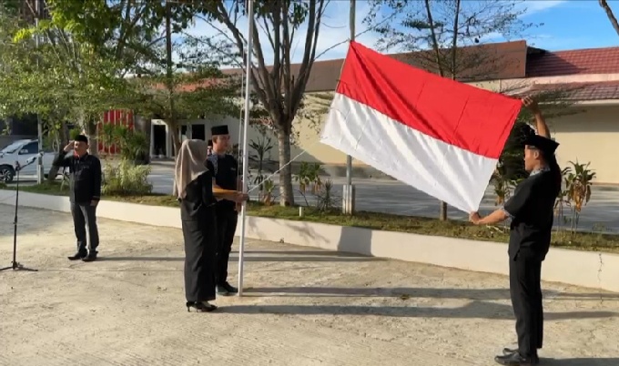 Sudah Jadi Ikon Cirebon Timur, Hotel Dedy Jaya Ciledug Laksanakan Upacara Bendera HUT Kemerdekaan 