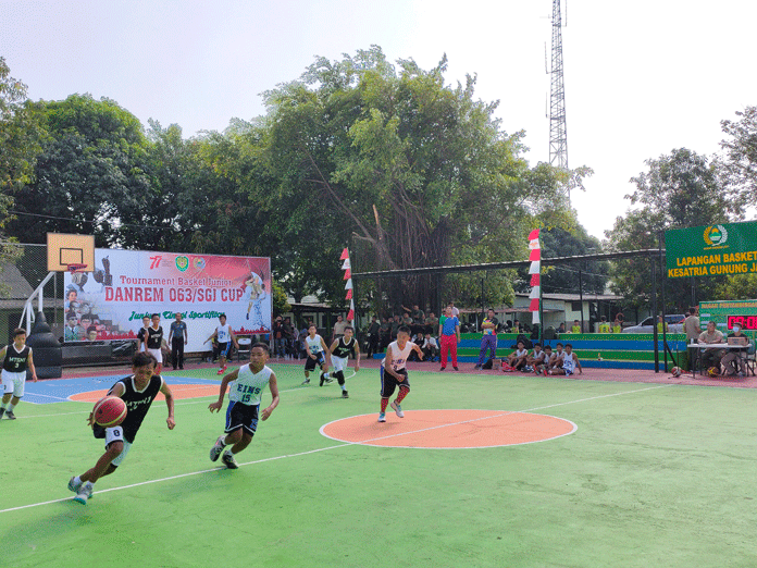 Danrem 063/SGJ Cup Jaring Potensi Pebasket Junior