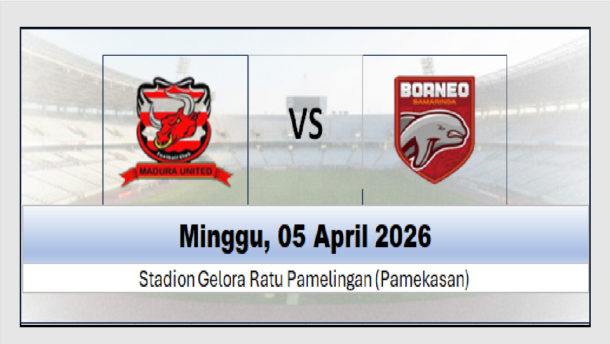 Madura United vs Borneo FC: Jadwal, Prediksi, Performa, dan Head to Head Super League