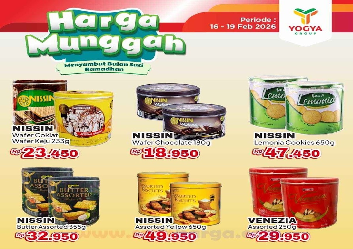  Cek Promo Biskuit di Yogya Hari Ini: Monde Serena Egg Roll Rp 58.950 & Astor Kaleng Rp 34.900