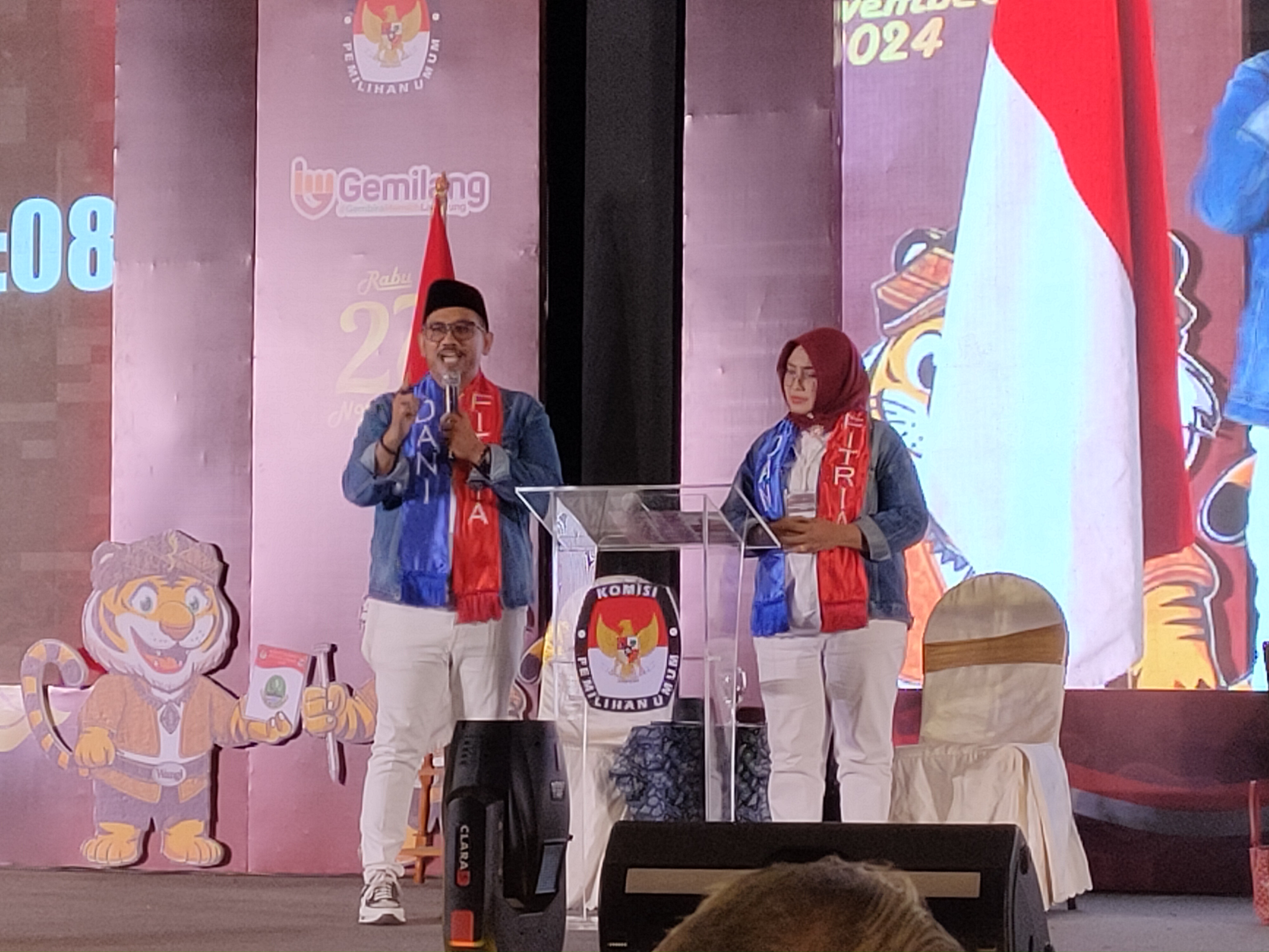 Dani-Fitria Siap Tingkatkan Performa di Debat Kedua