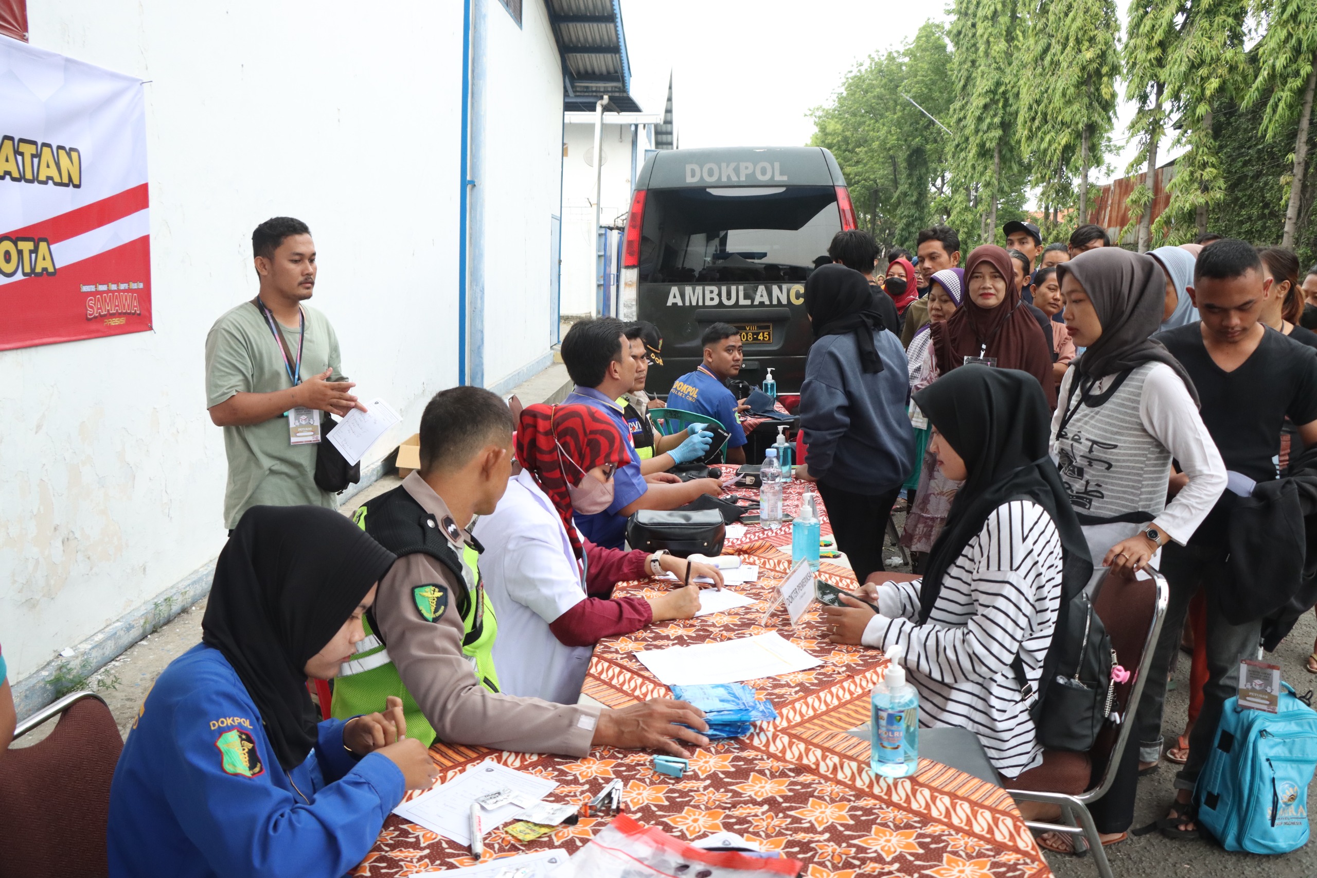 Petugas Sorlip Surat Suara Jalani Tes Kesehatan