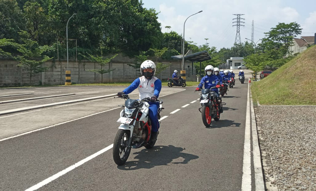 Komunitas Honda Cirebon Ikuti Pelatihan Safety Riding