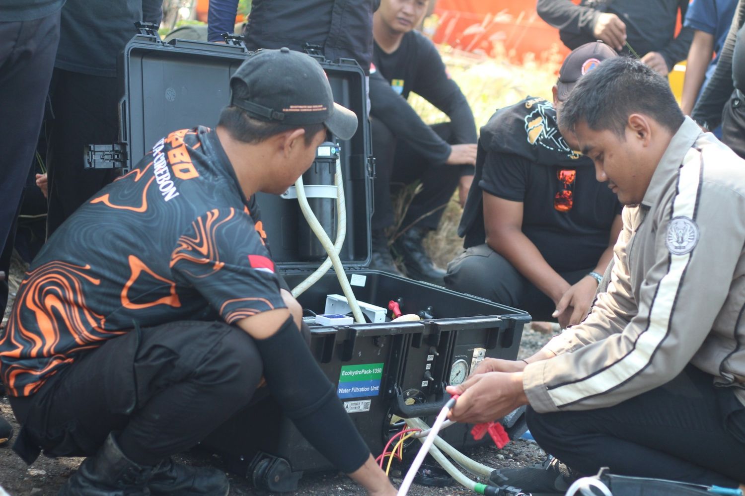 BPBD Ujicoba Water Treatment, Bisa Ubah Air Tak Layak Jadi Air Baku