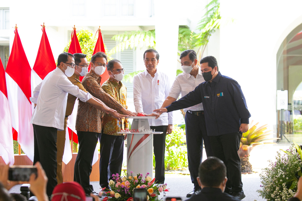 Berhasil Produksi IndoVac, Presiden Minta Menteri Kesehatan dan Menteri BUMN dorong Bio Farma Terus Berinovasi
