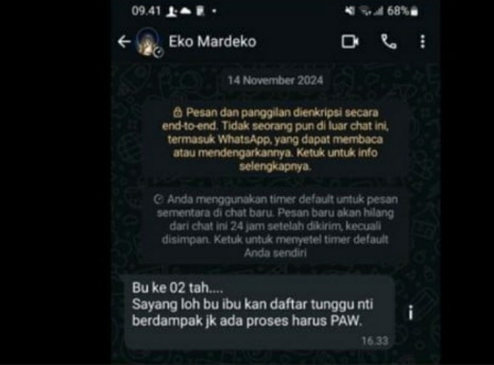 Pesan WA Ketua KPU Kota Cirebon Mardeko ke Eks Caleg PKB Jadi Isu Liar, Isinya Bikin... 