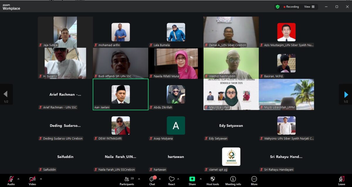 UPT UIN Siber Syekh Nurjati Cirebon Gelar Sosialisasi Instrumen Akreditasi Program Magister PJJ