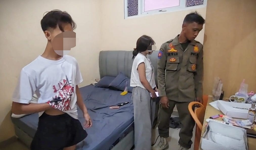 Lagi! Pasangan Muda-Mudi Bukan Suami Istri, Terjaring Razia Satpol PP
