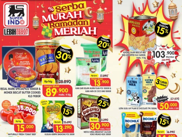 Borong Stok Dapur Jelang Ramadan di Promo Freshtival JSM Superindo: Sirup dan Biskuit Diskon 30%!