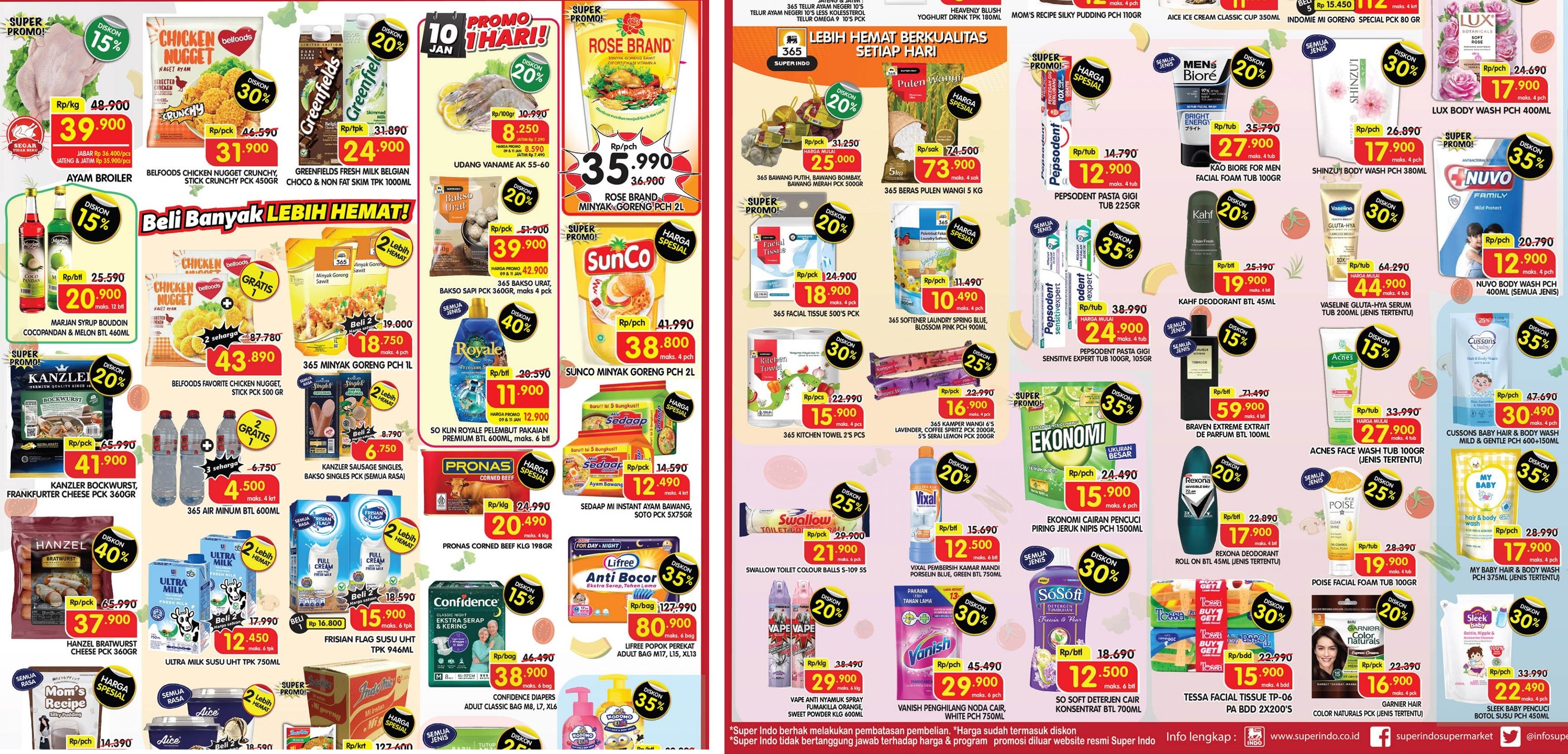Super Freshtival, Promo JSM Superindo Periode 9 hingga 11 Januari 2026