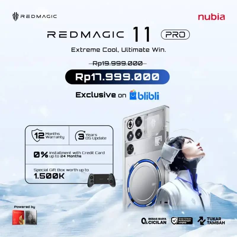Cuma Sampai 22 Januari! Berikut Cara Lengkap Pre-Order HP Red Magic 11 Pro di Indonesia