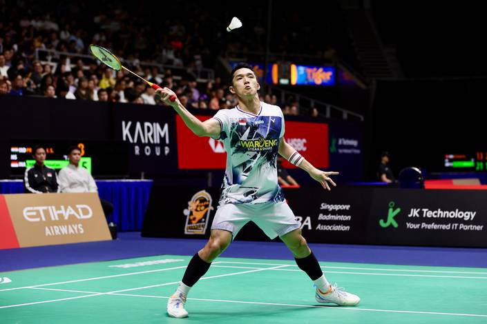 Jonatan Christie Gugur di Partai Pembuka Singapore Open 2026