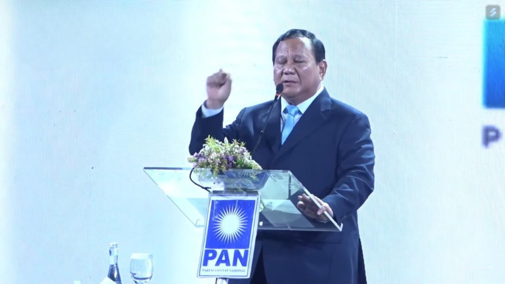 Presiden Terpilih Prabowo Subianto Bandingkan PAN dengan Partainya di Kongres PAN Tahun 2024