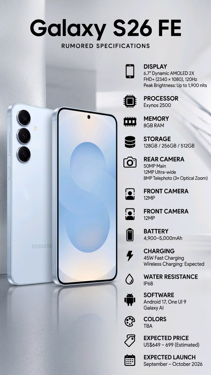 Harga Samsung S26 FE dan Spesifikasinya: Flagship Killer Terbaik di 2026