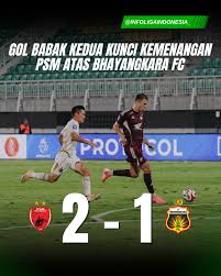 BRI SUPER LEAGUE: Hasil Bhayangkara FC vs PSM Makassar Skor 1-2