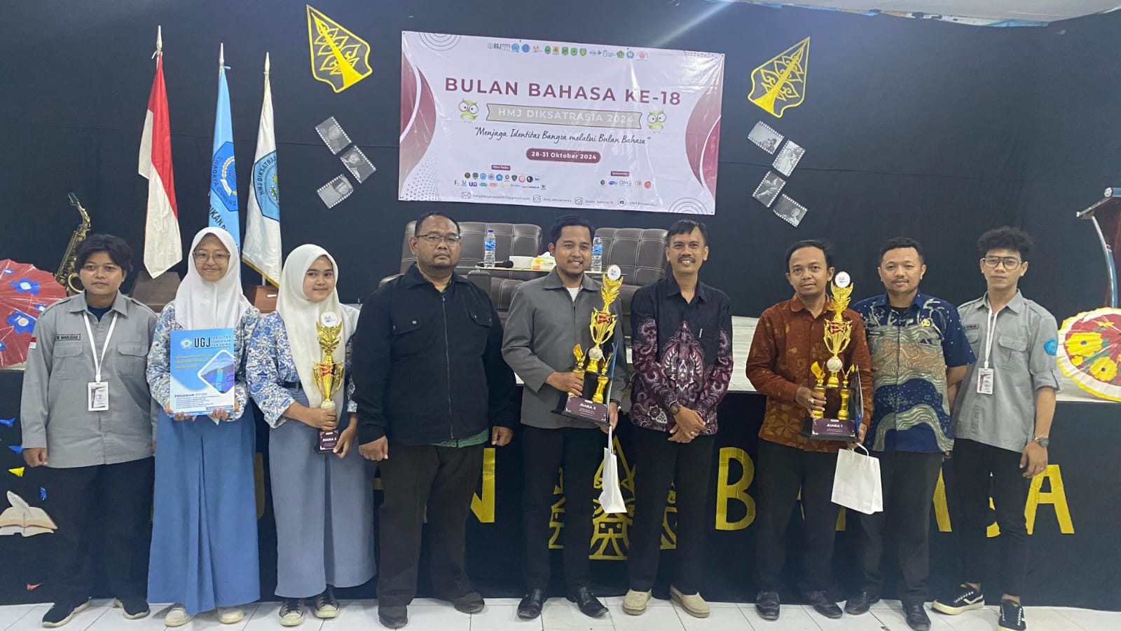 HMJ Diksatrasia FPS UGJ Sukses Meriahkan Peringatan Bulan Bahasa 2024