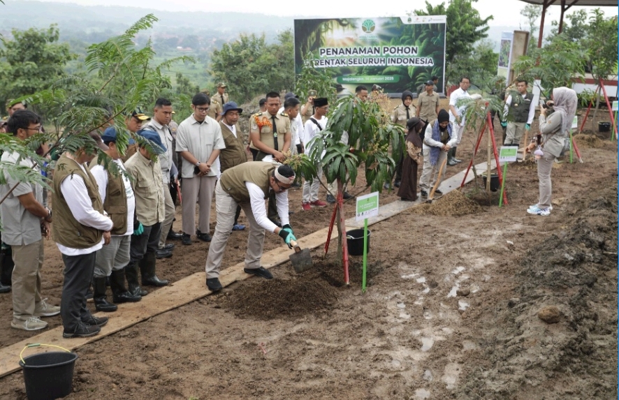 Penanaman Pohon Serentak Nasional, Pertamina EP Hijaukan 6,3 Hektare Lahan DAS