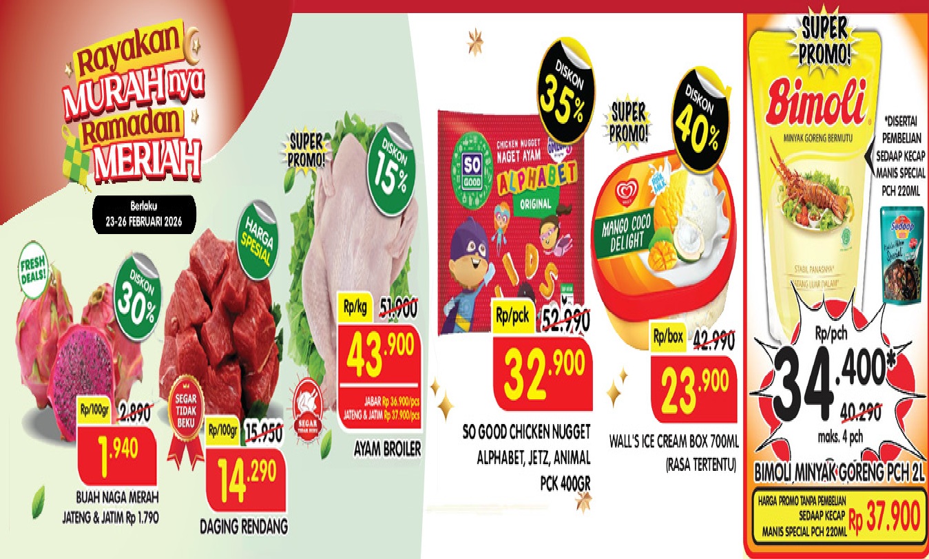 Promo Superindo Ramadhan: Sirup Marjan Rp 17.500 dan Kurma Palm Frutt Diskon 15%