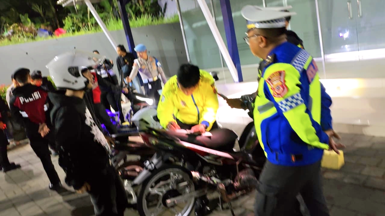 Aksi Balap Liar Dibubarkan, Polisi Amankan Remaja dan Sejumlah Motor