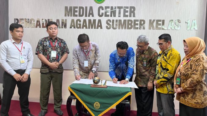 PKBH IAIN Cirebon dan Pengadilan Agama Sumber Teken MoU Penyediaan Jasa Posbakum untuk Tahun 2024