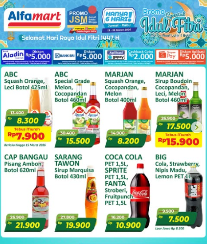 Promo Update Ramadan Makin Hemat Alfmart Periode 13-18 Maret 2026. Astor Hanya Rp22.900!