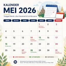 Daftar Hari Libur Panjang Mei 2026: Siap-Siap Ambil Cuti untuk Liburan Puas!