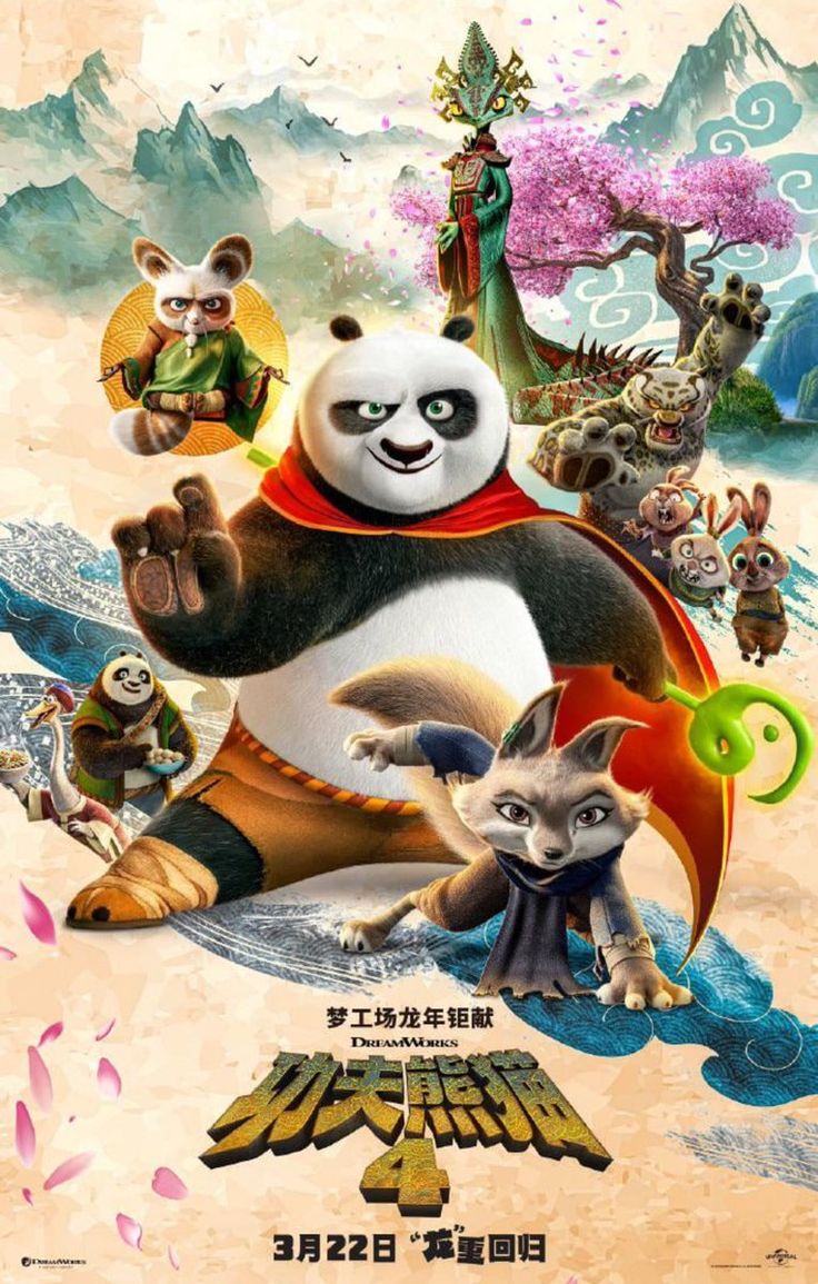 Pengisi Suara Film Animasi Kung Fu Panda 4