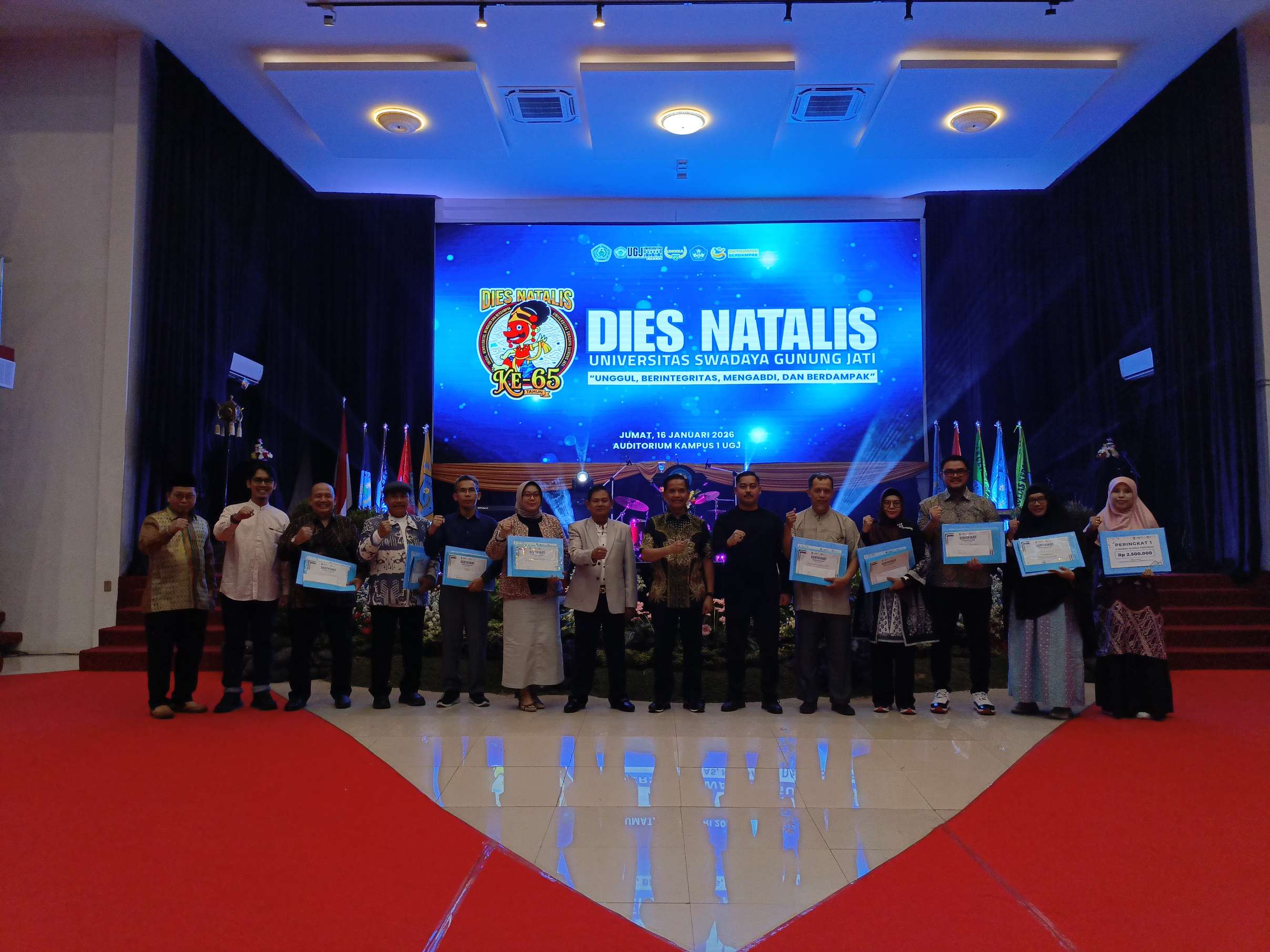 Dies Natalis ke-65, UGJ Bertekand Terus Bertumbuh jadi Kampus Bertaraf Dunia