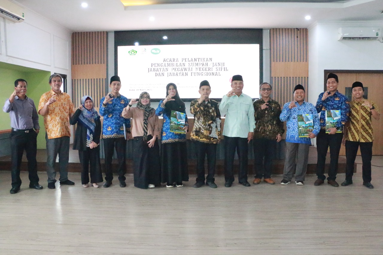 UIN Siber Cirebon Gelar Pelantikan dan Pengambilan Sumpah Jabatan PNS dan Jabatan Fungsional
