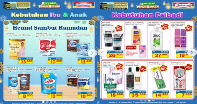 Promo Indomaret Hari Ini hingga 18 Februari 2026, Perlengkapan Anak, Perawatan Diri, & Keperluan Rumah Diskon