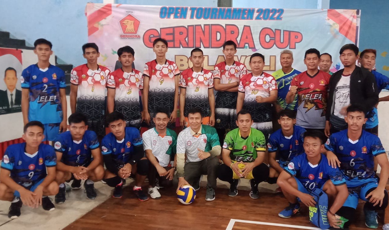 DPC Partai Gerindra Jaring Atlet Bola Voli Berbakat dari 30 Tim