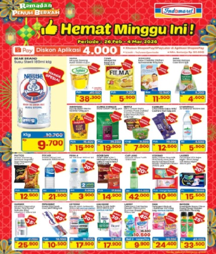 Siap-siap Kalap! Diskon hingga 40% Promo JSM Indomaret Terbaru Hemat Minggu Ini - 4 Maret 2026