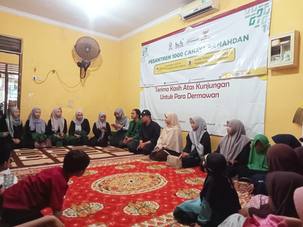 Mahasiswa BCB UIN Siber Syekh Nurjati Cirebon Gelar Pesantren 1000 Cahaya Ramadhan untuk Anak Yatim Dhuafa
