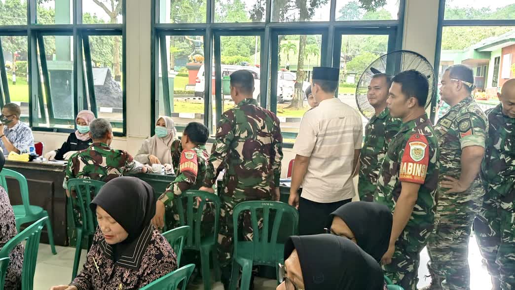Deteksi Dini, Personel Kodim 0615/Kuningan Jalani Skrining Kesehatan
