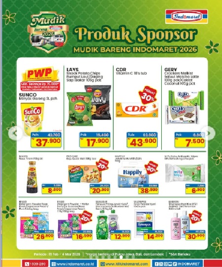 Kebutuhan Mudik Diskon 30% di Promo Indomaret Hari Ini - 4 Maret 2026, Salonpas Koyo Rp 14.200