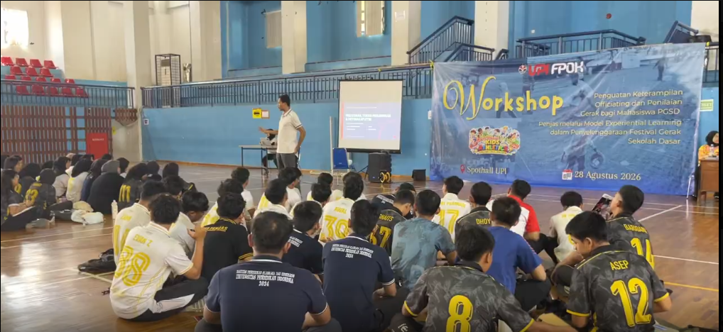 PGSD Penjas UPI Bandung Gelar Workshop Officiating dan Penilaian Gerak Berbasis Experiential Learning