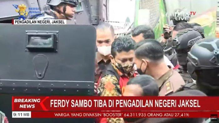 Penampilan Ferdy Sambo Jadi Sorotan, 170 Personel Ikut Mengamankan Sidang 