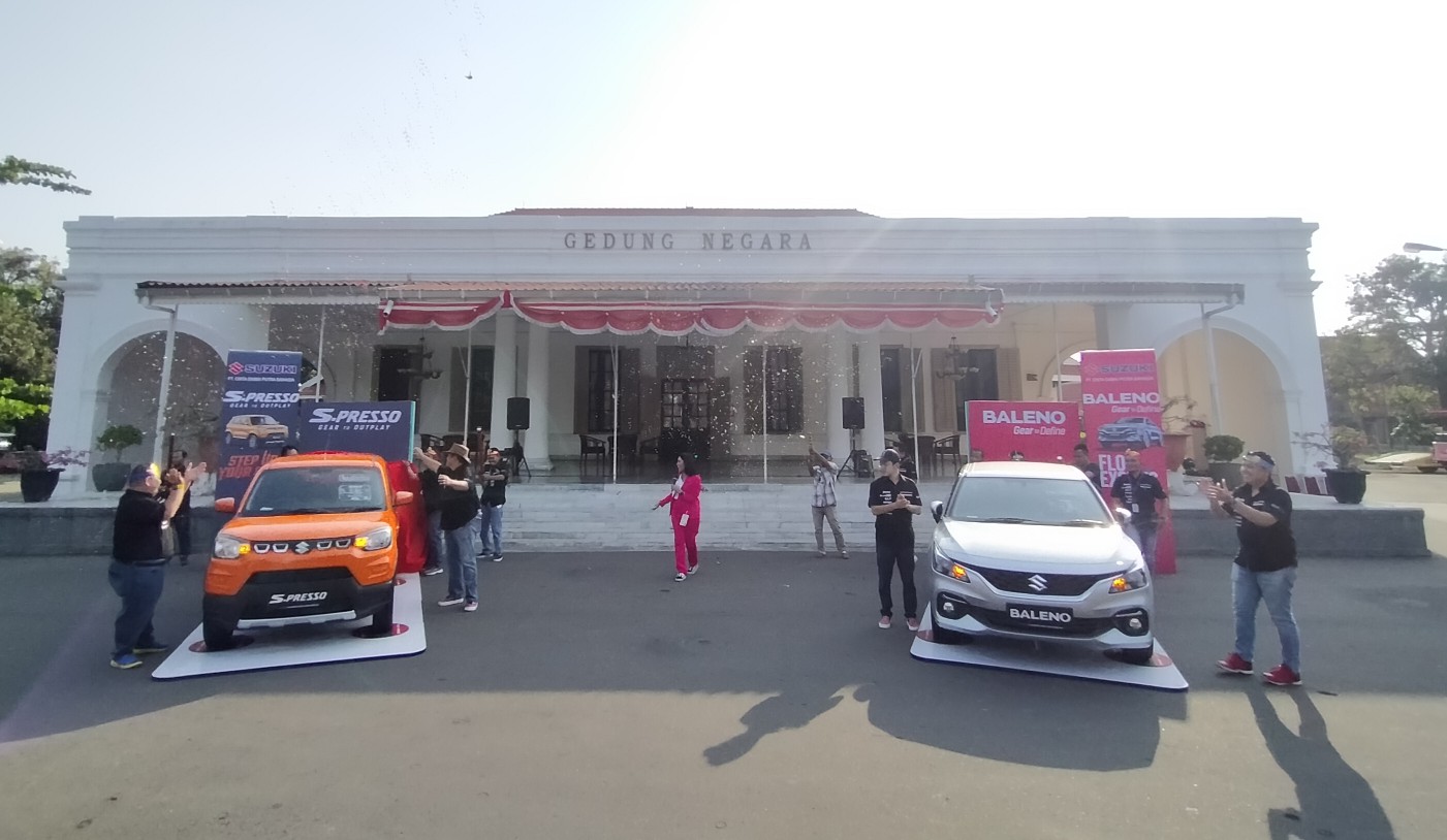 S.Presso dan New Baleno, Dua Mobil Mungil Segmen City Car Andalan Suzuki Mengaspal di Cirebon