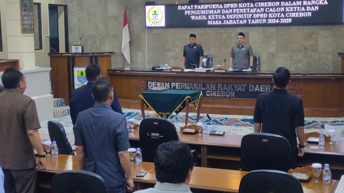 Tanpa Partai Gerindra, DPRD Kota Cirebon Usulkan Dua Nama Tuk Jadi Pimpinan Definitif Periode 2024-2029