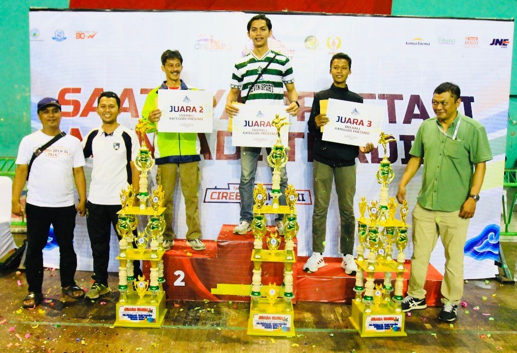 Kegigihan Berbuah Emas, Irfan Zaki Bantu TKC Kota Cirebon Juara Umum Cirebon Open III