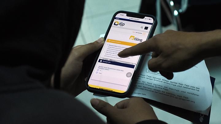 Cara Lapor SPT Tahunan Pribadi Online Lewat HP