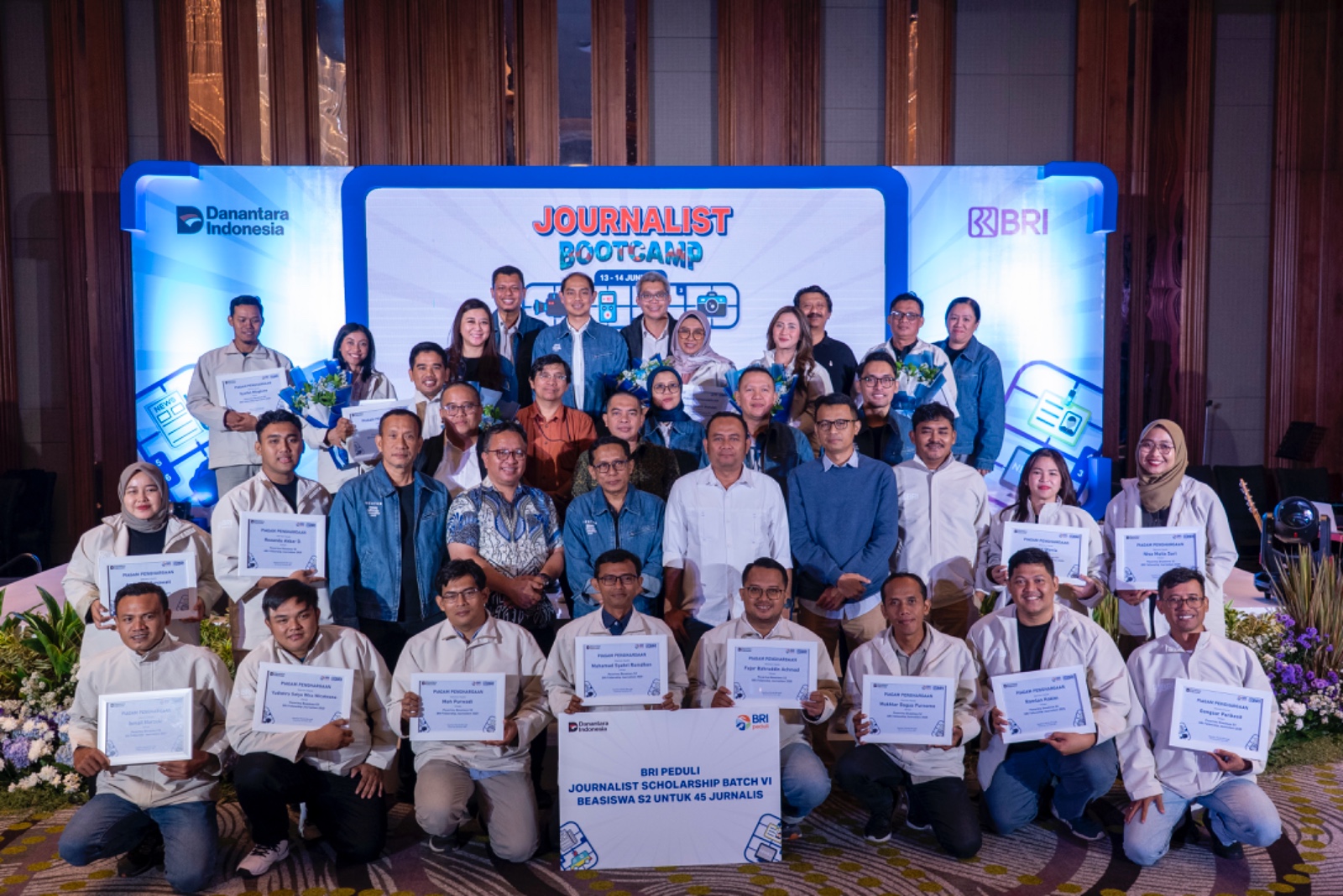BRI Fellowship Journalism 2025 Kukuhkan 45 Jurnalis sebagai Penerima Beasiswa Pascasarjana