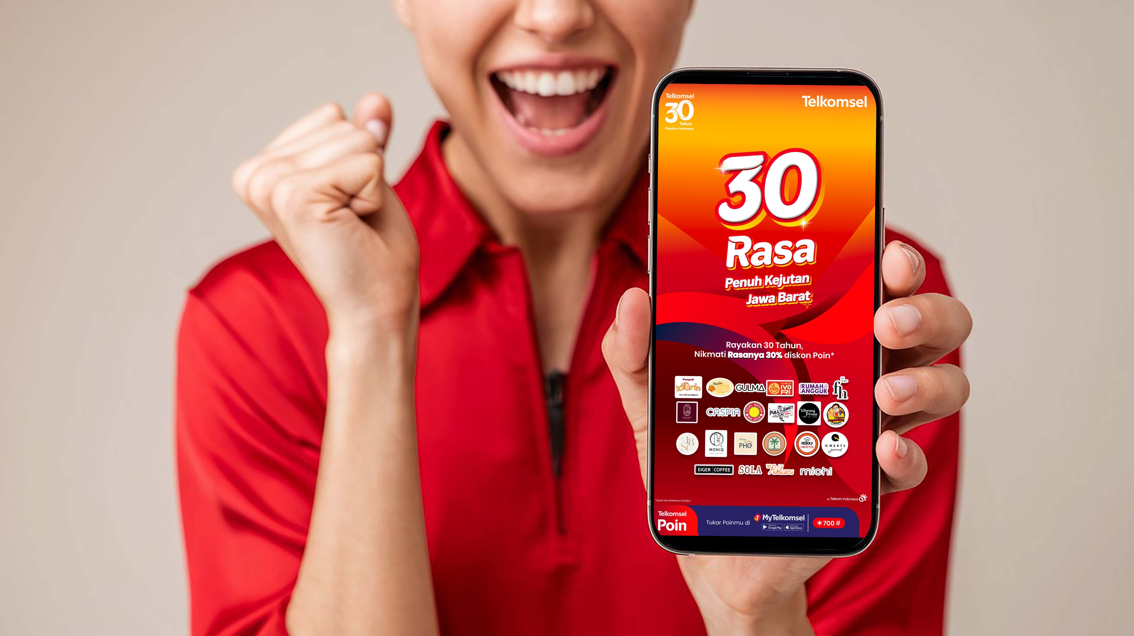 Sambut Hari jadi Telkomsel, Cuma Tukar Poin Dapatkan banyak Potongan Harga Ragam Kuliner