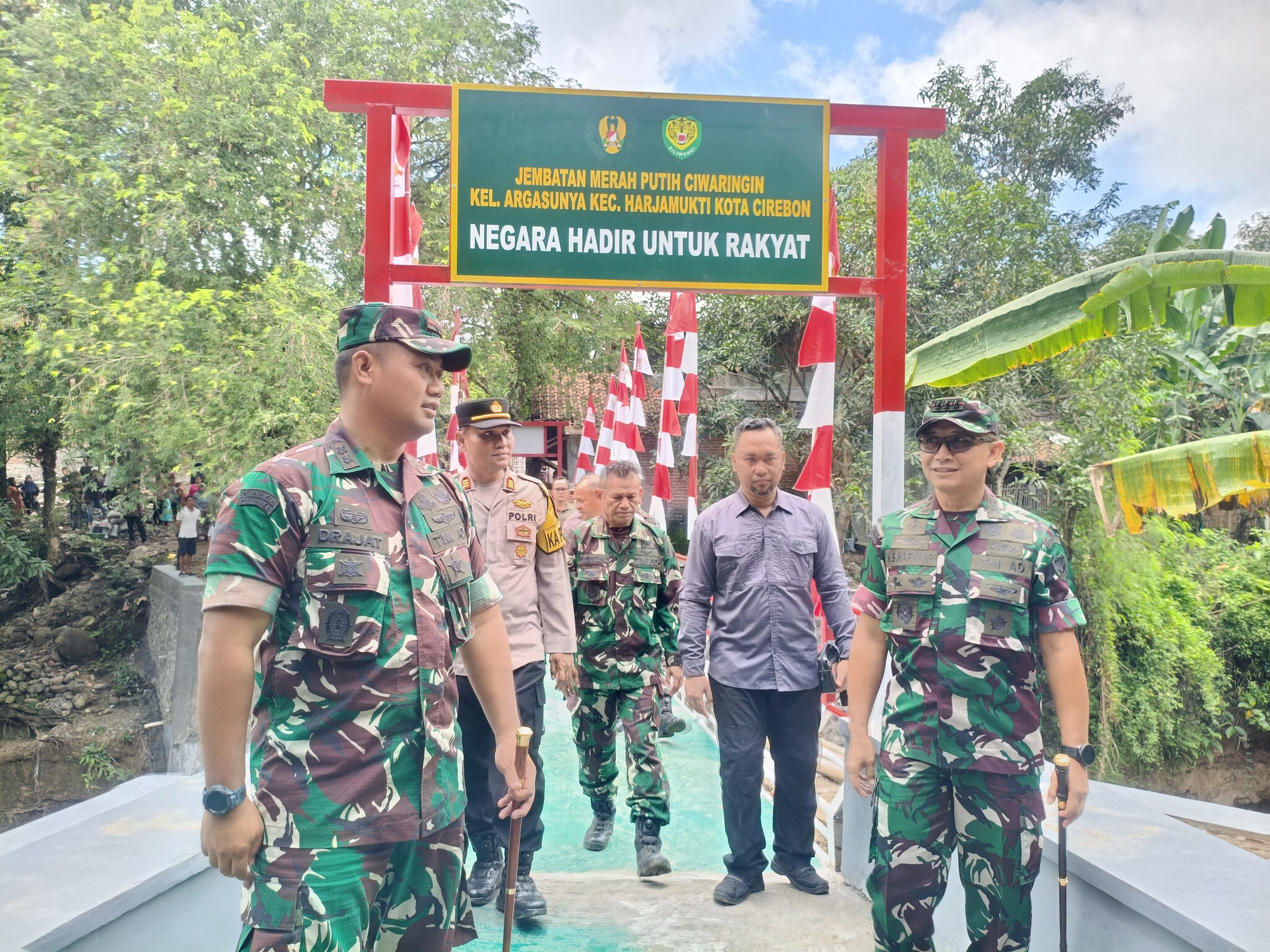 Peresmian Jembatan Perintis Garuda di Argasunya Jadi Momen Bahagia Warga Sumurwuni Saat IdulFitri
