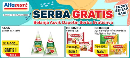 Promo Serba Gratis Alfamart, Solusi Belanja Hemat Di Tanggal Tua