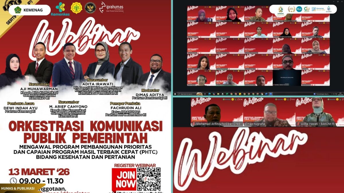 Pranata Humas UIN Siber Syekh Nurjati Cirebon Perkuat Kompetensi melalui Webinar Iprahumas