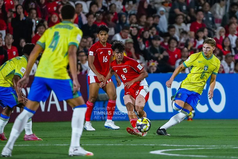 Timnas Indonesia U17 Kalah 4-0 atas Timnas Brazil U17 